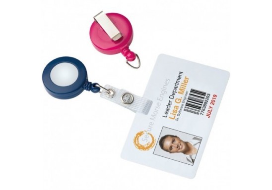 Suport cu snur retractabil pentru card- acces Witten 5205mc