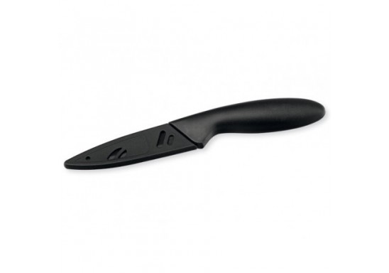 Cutit cu lama 8 cm cu protectie plastic in ton de culoare TOSHI 82453-10