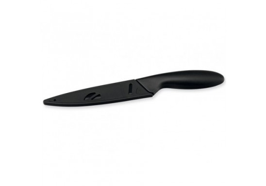 Cutit cu lama 12 cm cu protectie plastic in ton de culoare TEIKO 82454-10