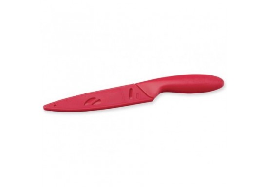 Cutit cu lama 12 cm cu protectie plastic in ton de culoare TEIKO 82454-30
