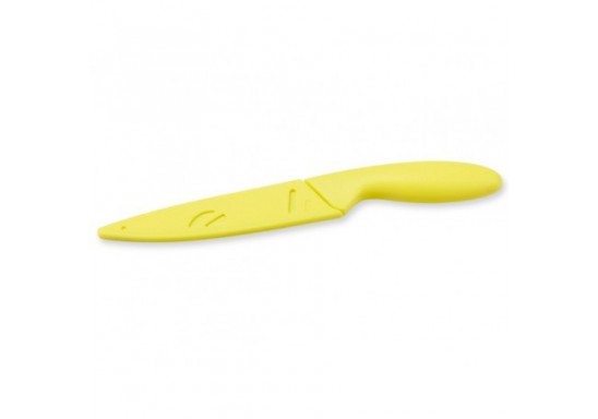 Cutit cu lama 12 cm cu protectie plastic in ton de culoare TEIKO 82454-80