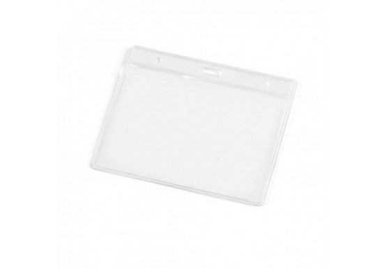Suport ecuson orizontal plastic transparent 10x8,5 cm 93357 Transparent