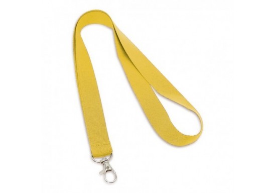 Lanyard 2 cm cu carabina metalica 94405 Galben