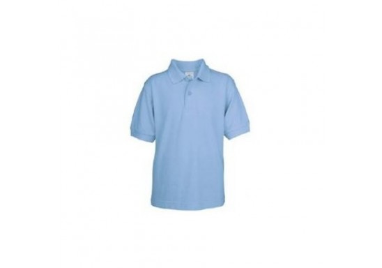 Tricou Polo copii marca B & C Collection O25 SAFRAN KIDS 180 gmp Sky Blue