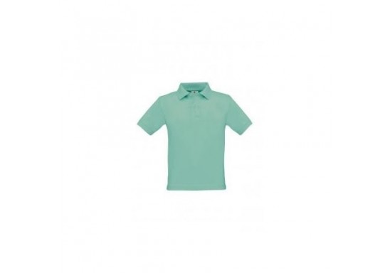 Tricou Polo copii marca B & C Collection O25 SAFRAN KIDS 180 gmp PIXEL TURQUOISE