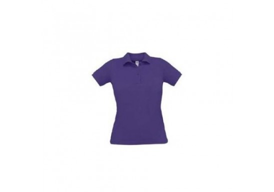 Tricou Polo dama marca B & C Collection O24 SAFRAN Pure 180 gmp Purple
