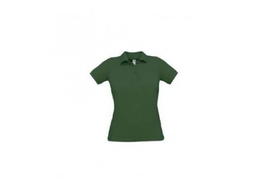 Tricou Polo dama marca B & C Collection O24 SAFRAN Pure 180 gmp Bottle Green