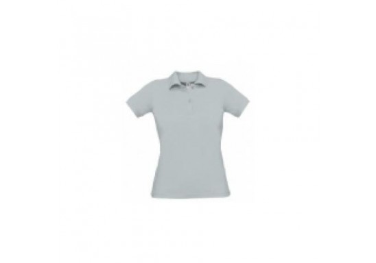 Tricou Polo dama marca B & C Collection O24 SAFRAN Pure 180 gmp Pacific Grey