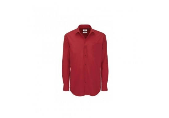 Camasa barbati BK05 HERITAGE LSL Deep Red