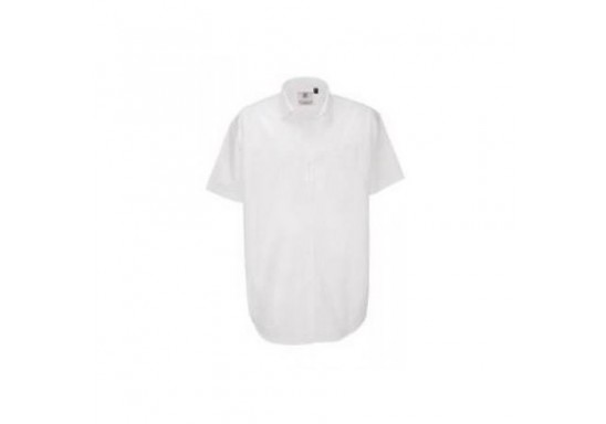 Camasa barbati maneca scurta B & C Collection  BK06 HERITAGE SSL White