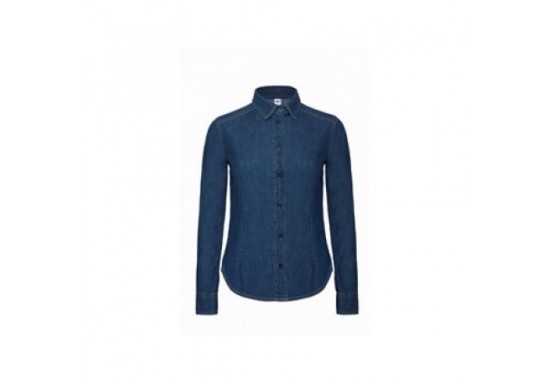 Camasa Blue Denim B & C Collection BD07 DNM VISION MEN  SMD85 DEEP BLUE