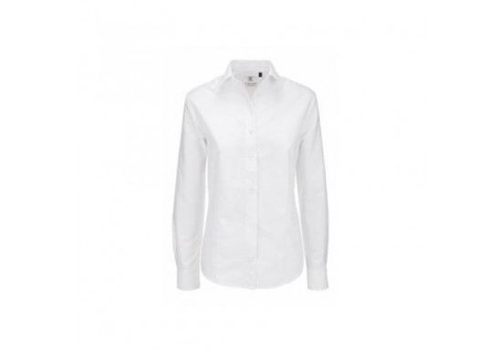 Camasa dama BK03 OXFORD LS White