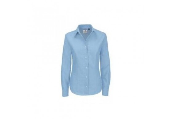 Camasa dama BK03 OXFORD LS Oxford Blue