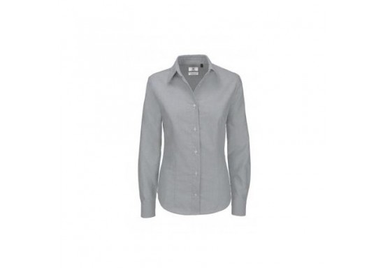 Camasa dama BK03 OXFORD LS Silver Moon