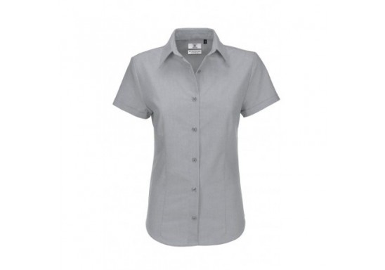 Camasa dama maneca scurta B & C Collection  BK04 OXFORD SSL WOMEN  SWO04 135 gmp Silver Moon
