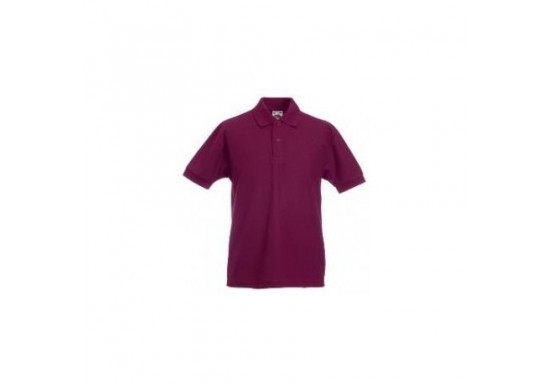 Tricou polo copii Fruit of the Loom F38 65/35POLO 180 gmp Burgundy