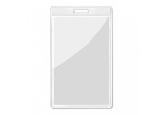 Ecuson transparent vertical 7,5 x 12,5 cm BADGO MO8600-22