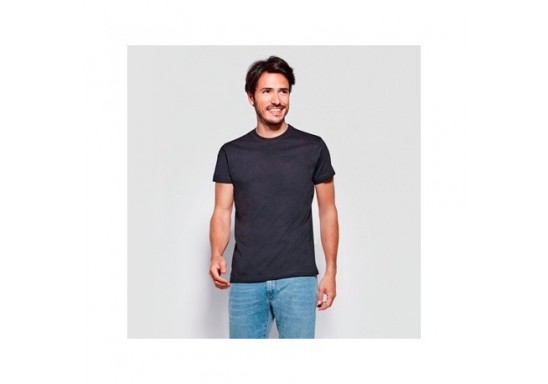 Tricou maneca scurta 4 straturi la guler. Cusaturi laterale 180 g/mÂ². BRACO CA6550 albastru navy