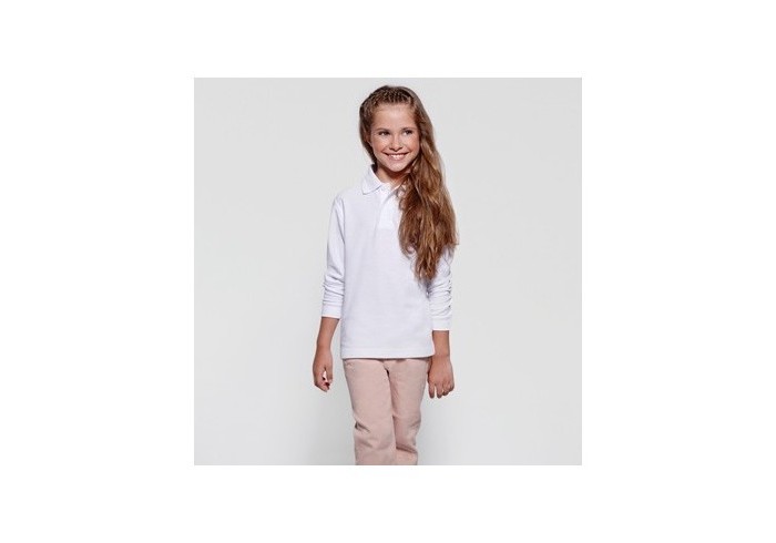 Tricou polo maneca lunga si fanta cu 2 nasturi. 220 g/m². TRICOU POLO CARPE COPII PO5008 alb Tricou polo maneca lunga si fanta cu 2 nasturi. 220 g/m². TRICOU POLO CARPE COPII PO5008 alb